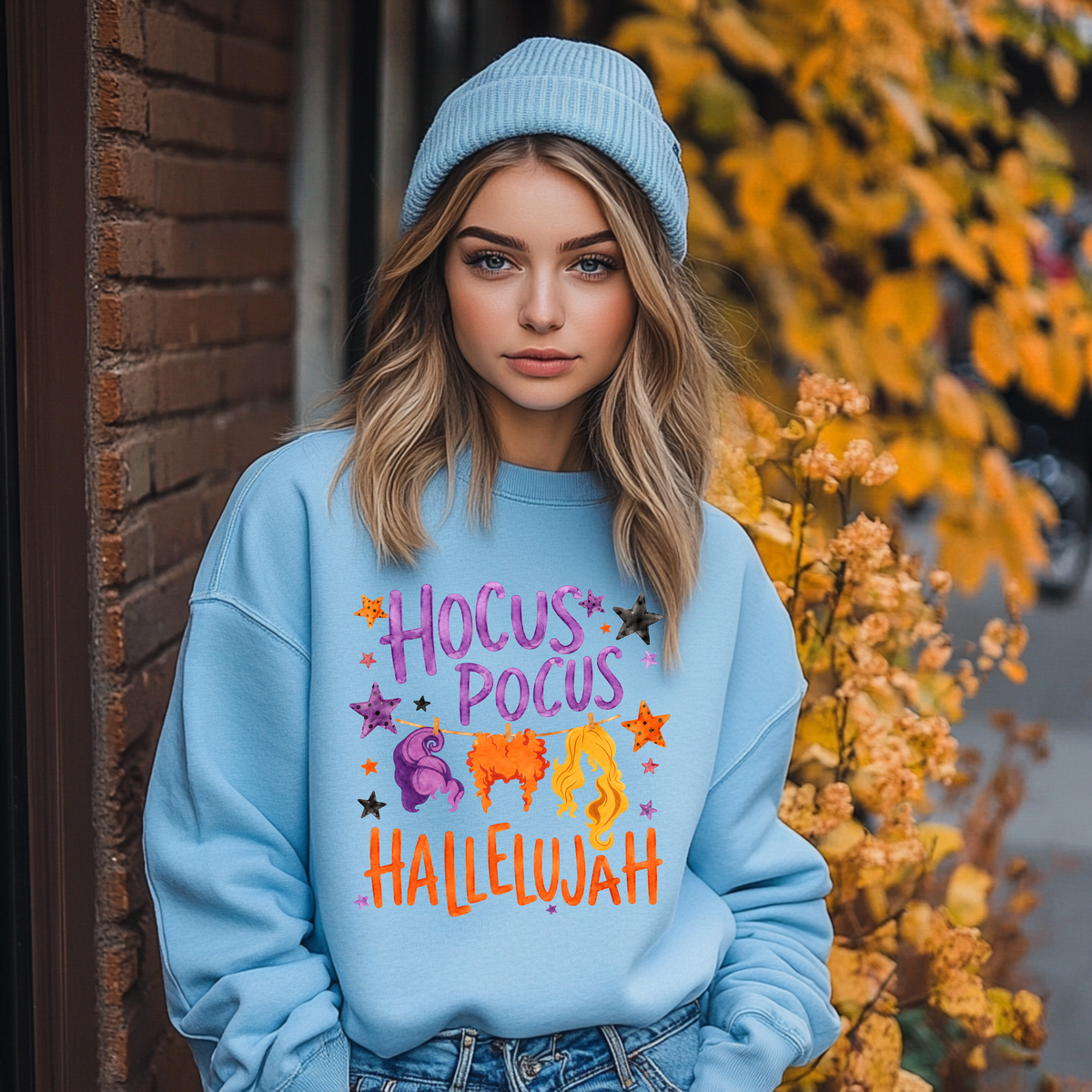 Halloween Sister Hallelujah DTF Print