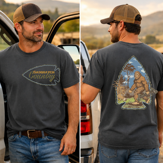 Sasquatch Country DTF Print