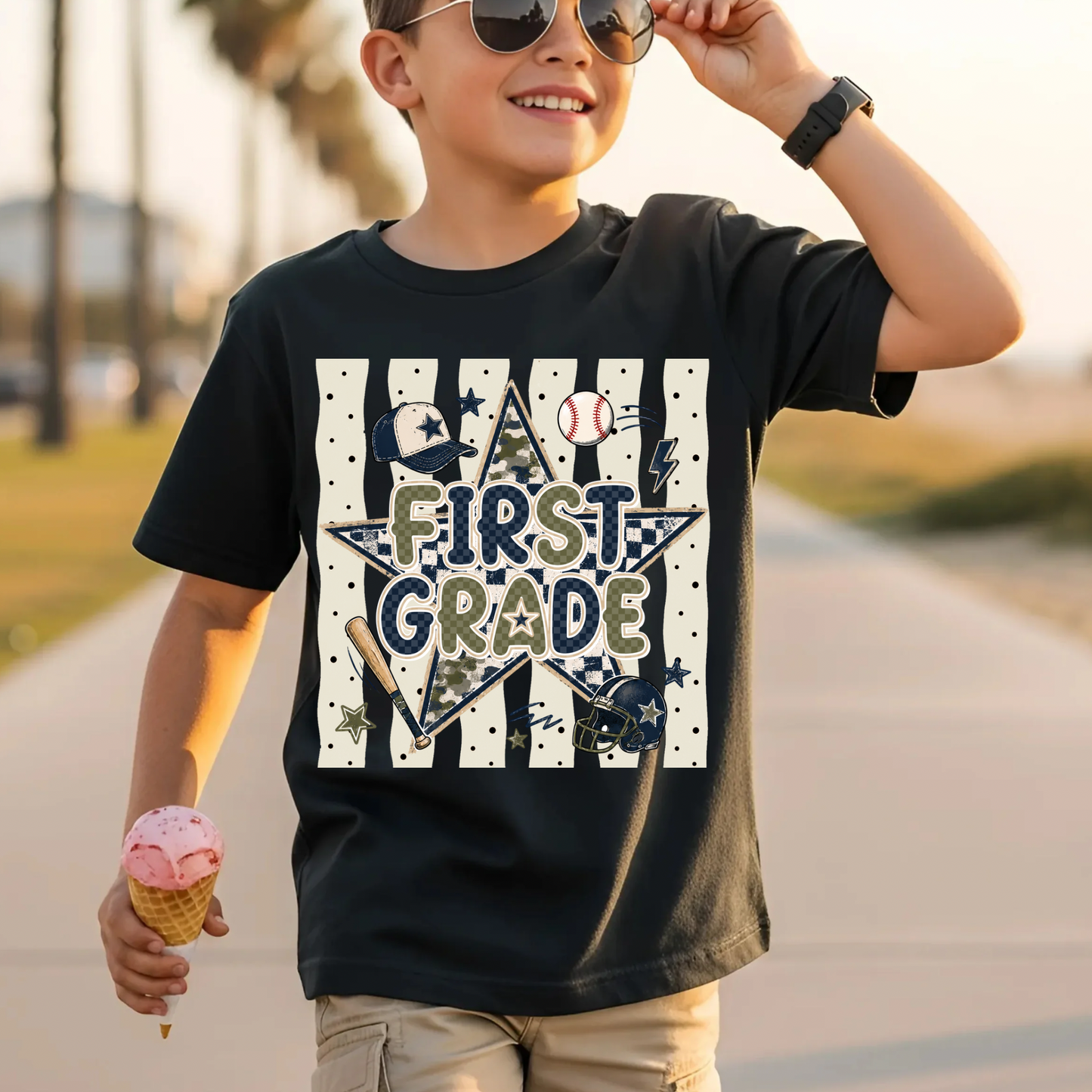 Baseball First Grade DTF Print