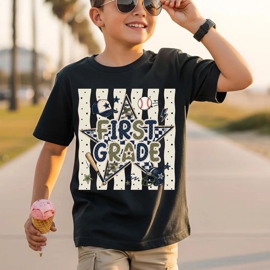 Baseball First Grade DTF Print