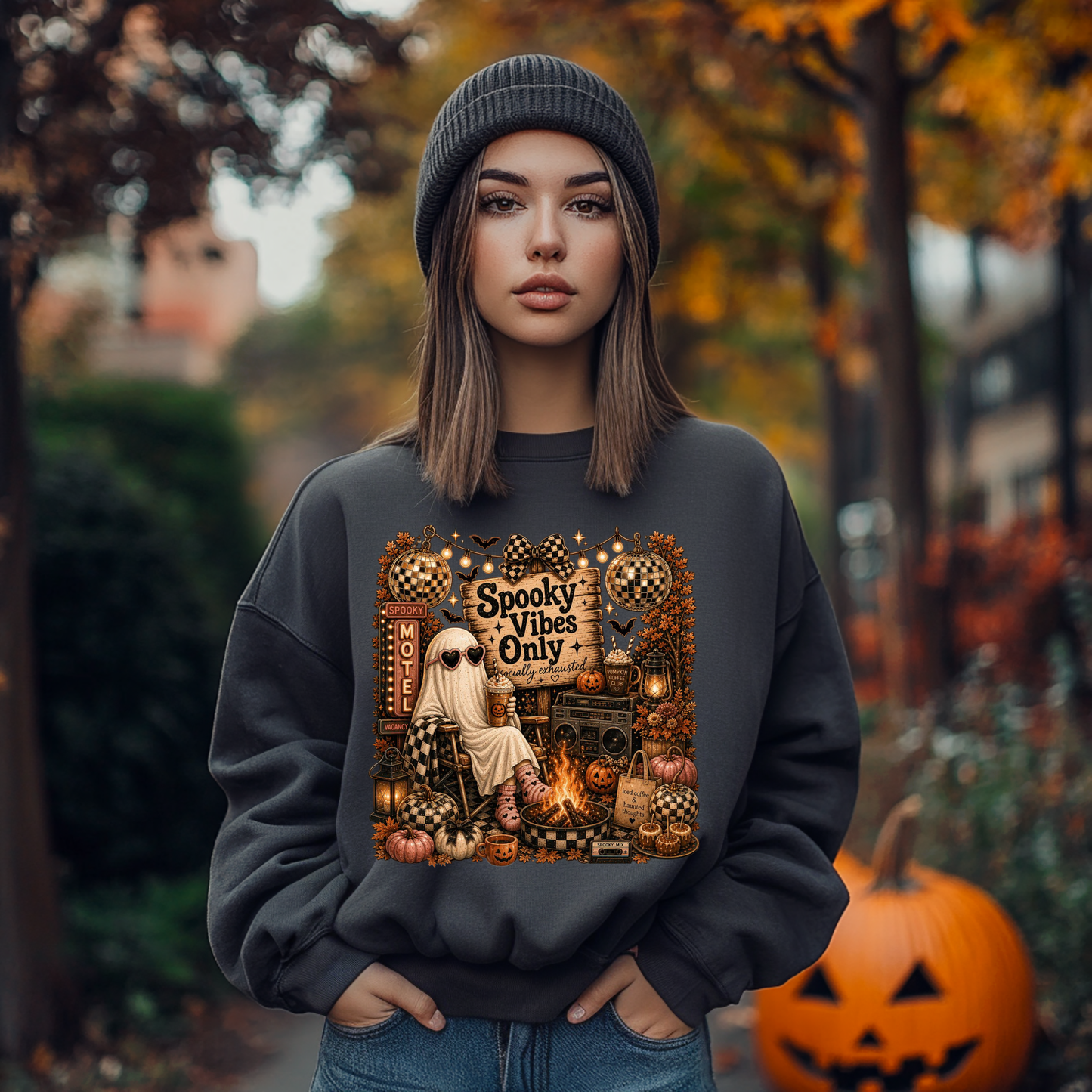 Spooky Vibes Only DTF Print