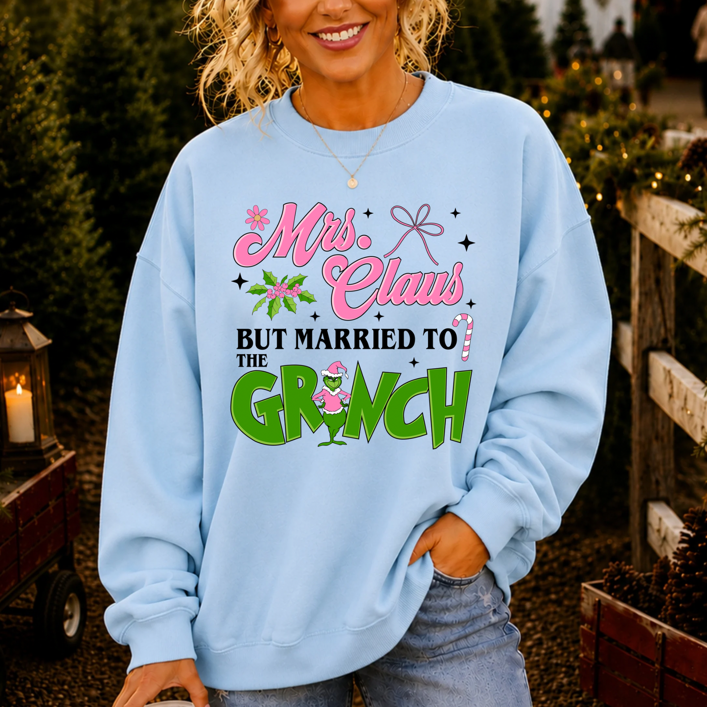 Mrs.Claus But Married To A...DTF Print