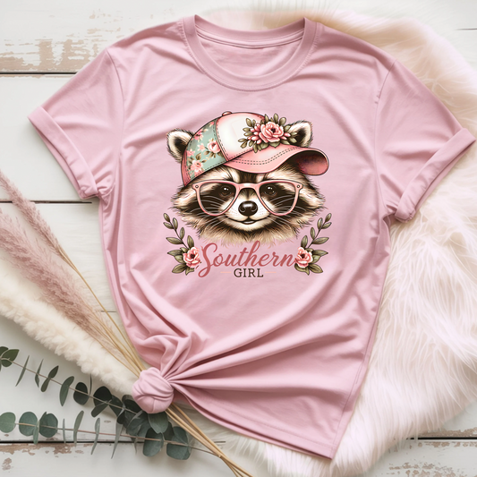 Southern Girl Raccoon DTF Print