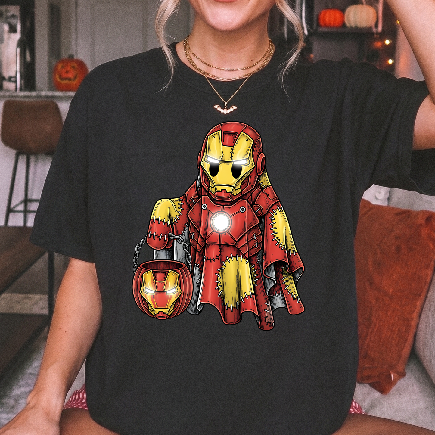 Halloween Man Iron DTF Print