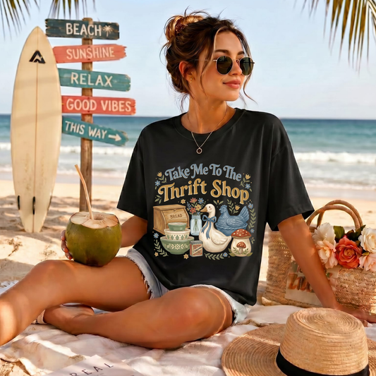 Take Me To The Thrift Shop DTF Print