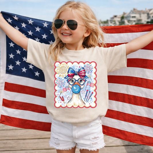 4th Of July Goose DTF Print