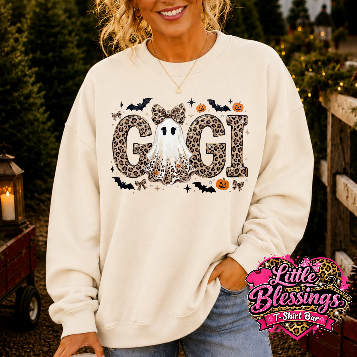 Gigi Ghost DTF Print