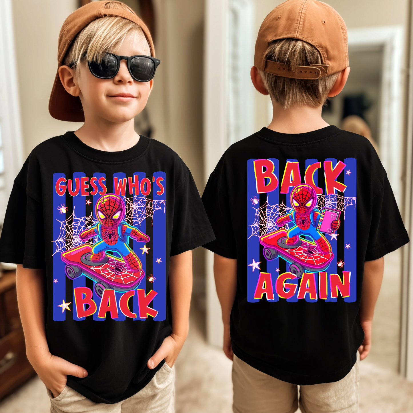Guess Who's Back, Back Again Spider Guy DTF Print