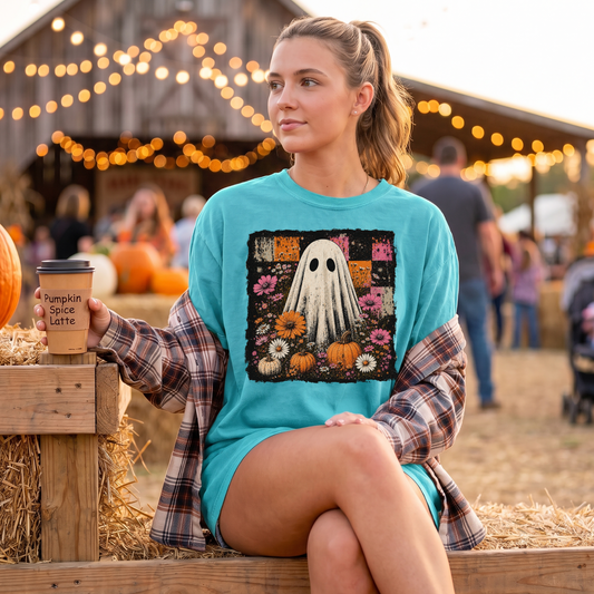 Fall Ghost DTF Print