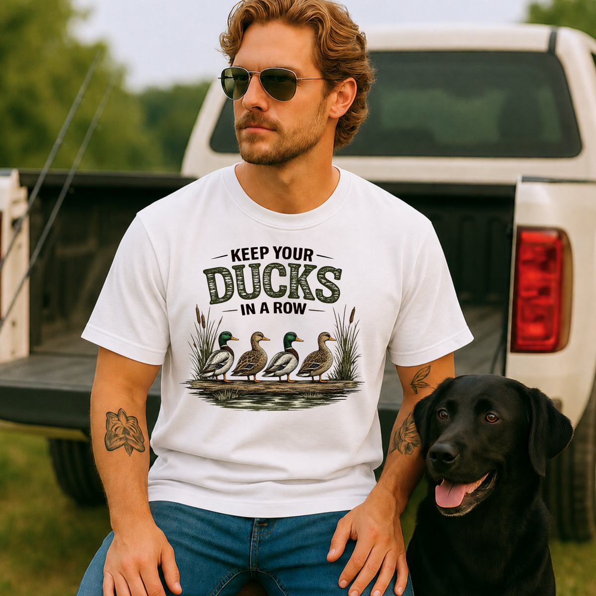 Keep Your Ducks In A Row DTF Print