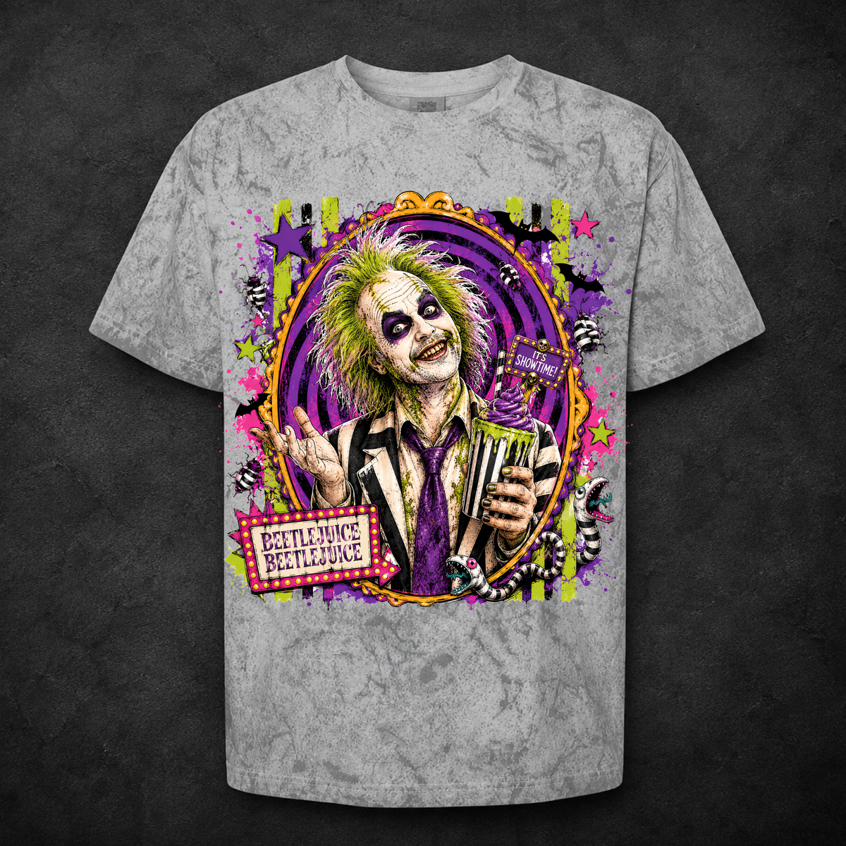 Colorful Juice Man DTF Print