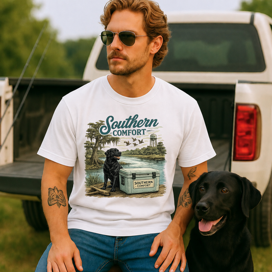 Southern Comfort Dog DTF Print