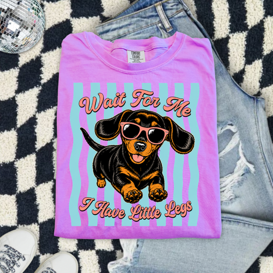 Wait For Me I Have Little Legs DTF Print