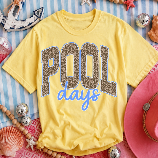 Pool Days DTF Print