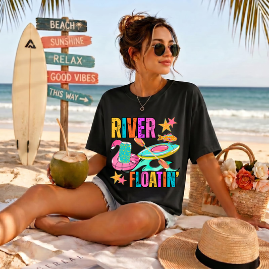 River Floatin DTF Print