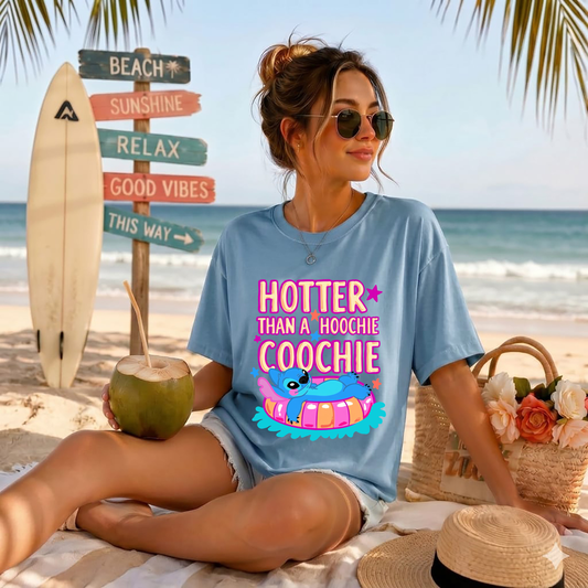 Hotter Than A Hoochic Coochie Animal DTF Print