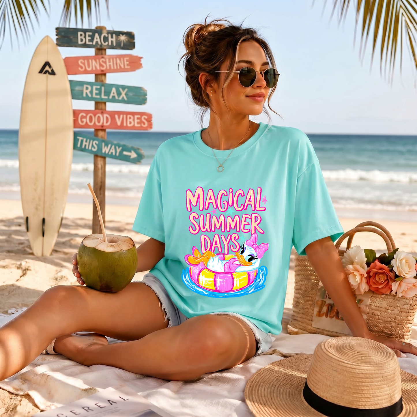 Duck Magical Summer Day's DTF Prints