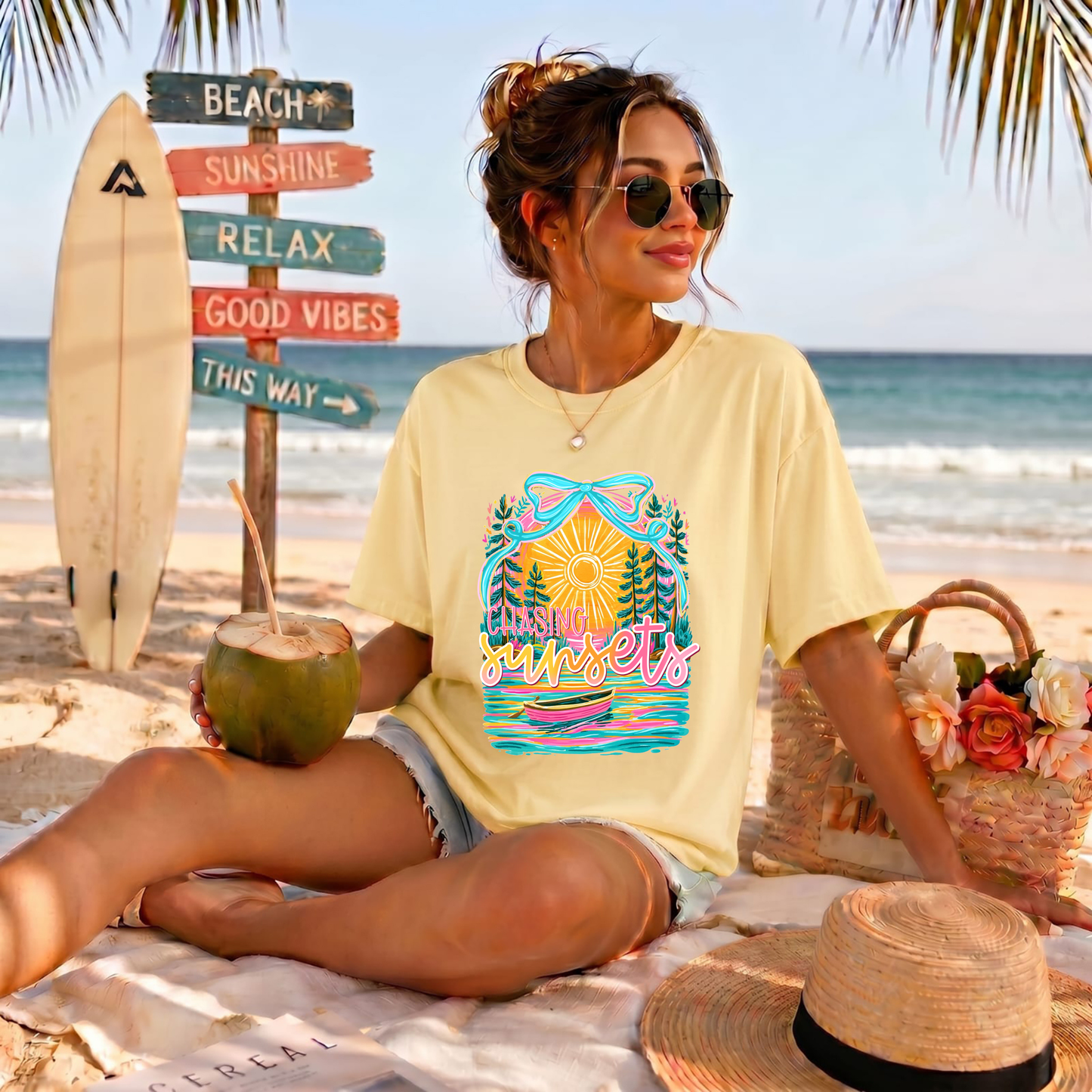 Chasing Sunset's DTF Print