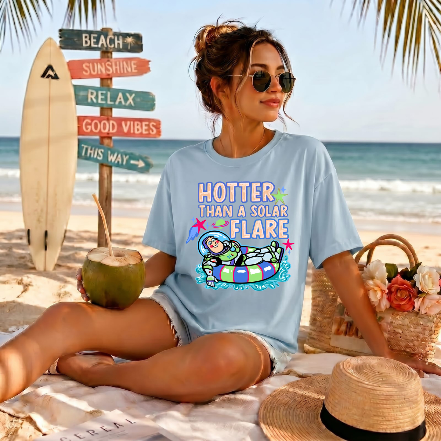 Hotter Than A Solar Flare DTF Print